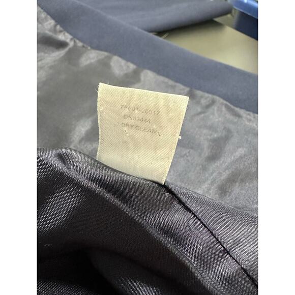 Pendleton Womens Virgin Wool Navy Blazer Size 14 Lined One Button Classic - Picture 13 of 13